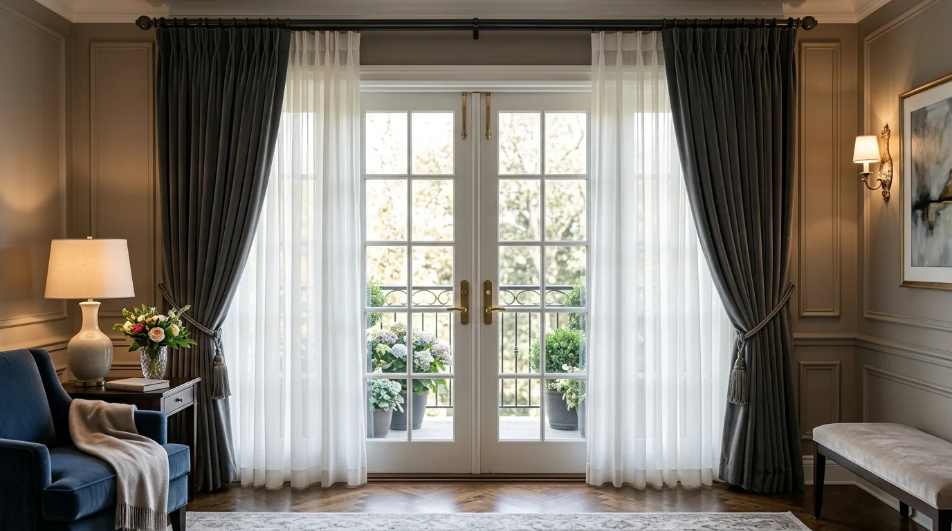 Use roman shades for tailored style